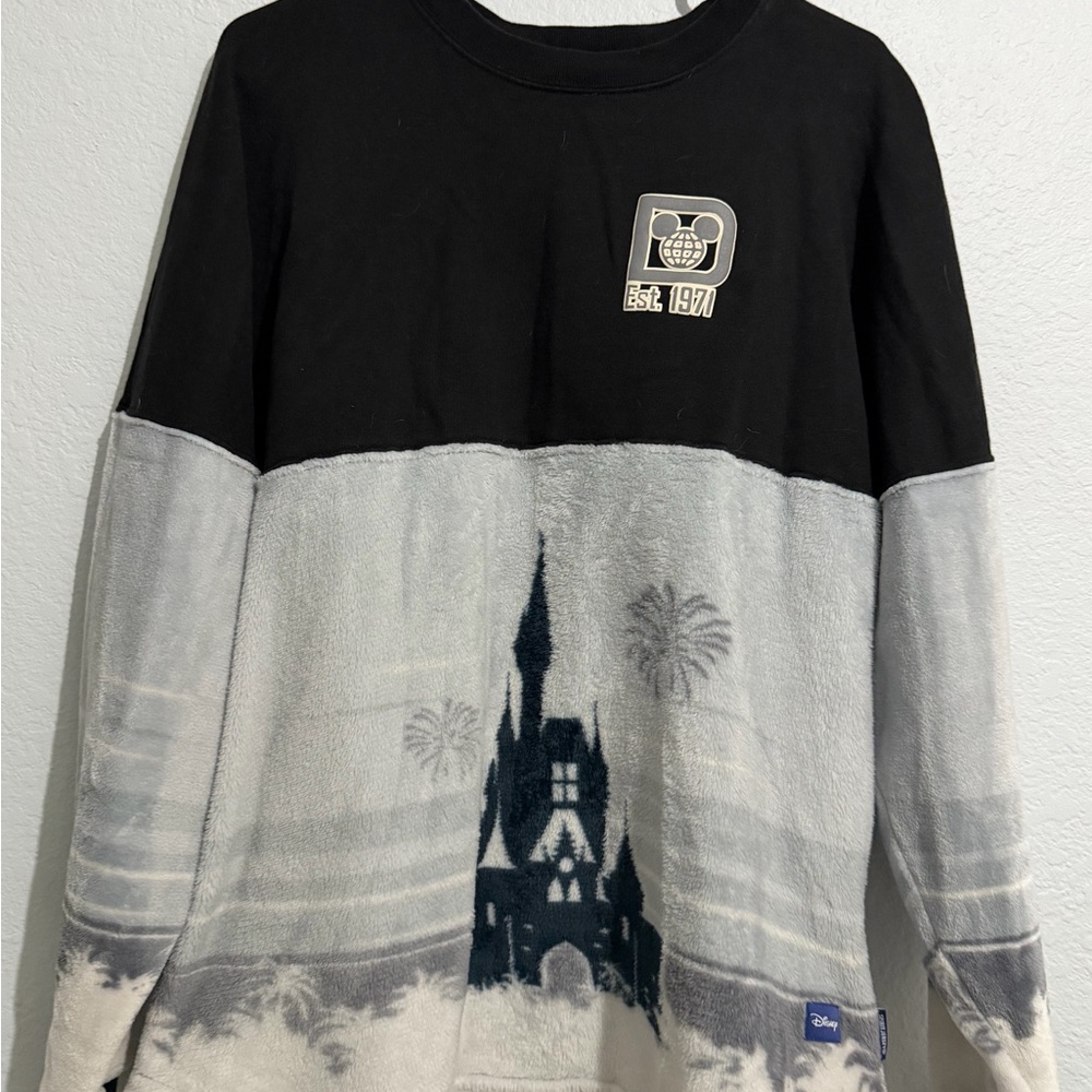 Disney Black and Gray Castle Pullover